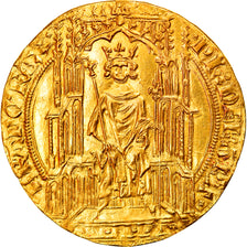 Coin, France, Philippe VI, Double Royal d'Or, MS(60-62), Gold, Duplessy:253