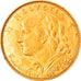 Coin, Switzerland, 10 Francs, 1922, Bern, AU(55-58), Gold, KM:36