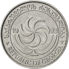 GEORGIA, Thetri, 1993, KM #76, MS(63), Stainless Steel, 15, 1.35