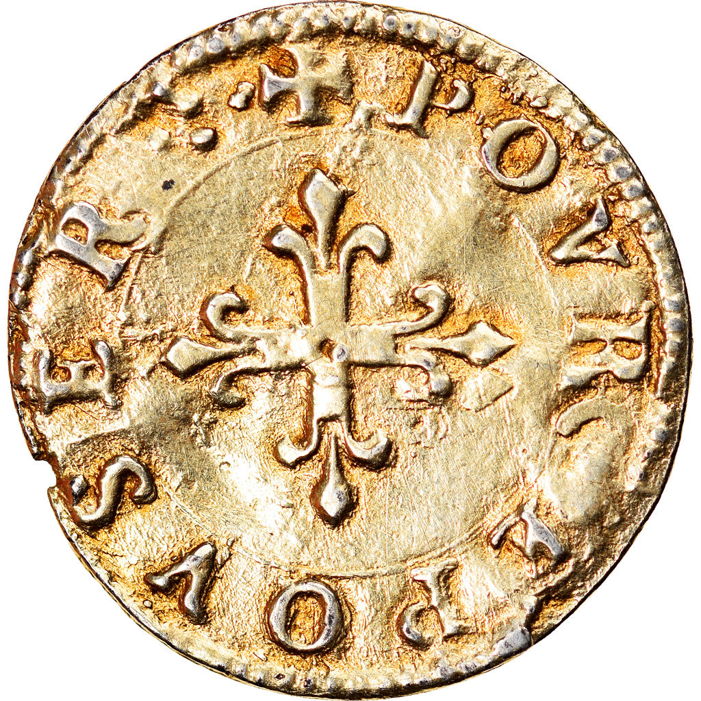 Francia, Denier bractéacte, Treizain, Denier à épouser, Love Token, MBC+, Oro