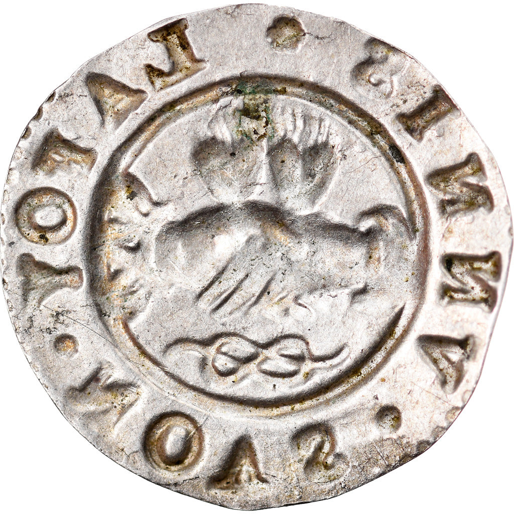 France, Love Token, Treizain, Denier bractéate à épouser, AU(55-58), Silver