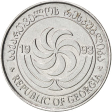 Coin, Georgia, 2 Thetri, 1993, MS(63), Stainless Steel, KM:77