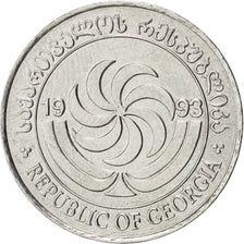 GEORGIA, 10 Thetri, 1993, KM #79, MS(63), Stainless Steel, 22, 2.92