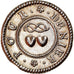 France, Love Token, Treizain, Denier bractéate à épouser, MS(60-62), Silver