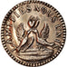 Francja, Love Token, Treizain, Denier bractéate à épouser, AU(55-58), Srebro