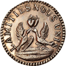 Frankreich, Love Token, Treizain, Denier bractéate à épouser, VZ, Silber