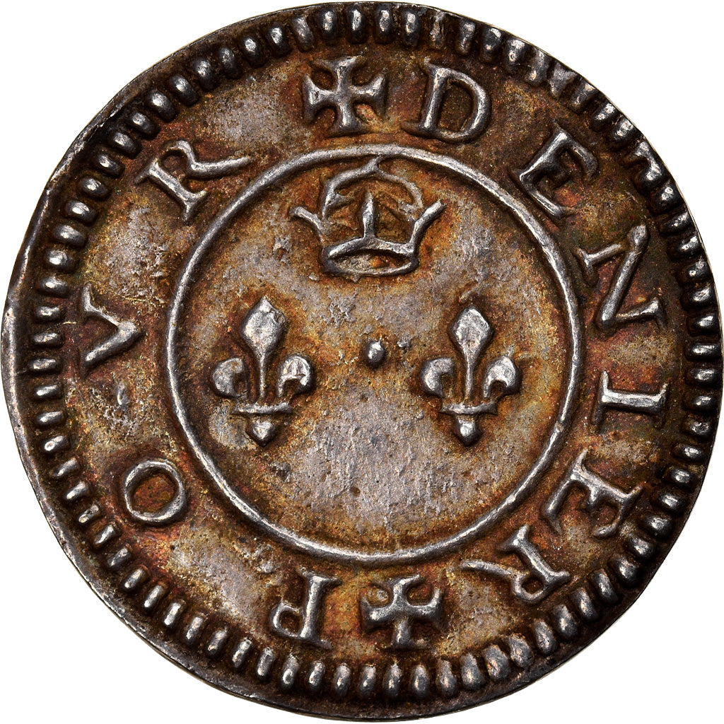 France, Love Token, Treizain, Denier bractéate à épouser, SUP, Argent