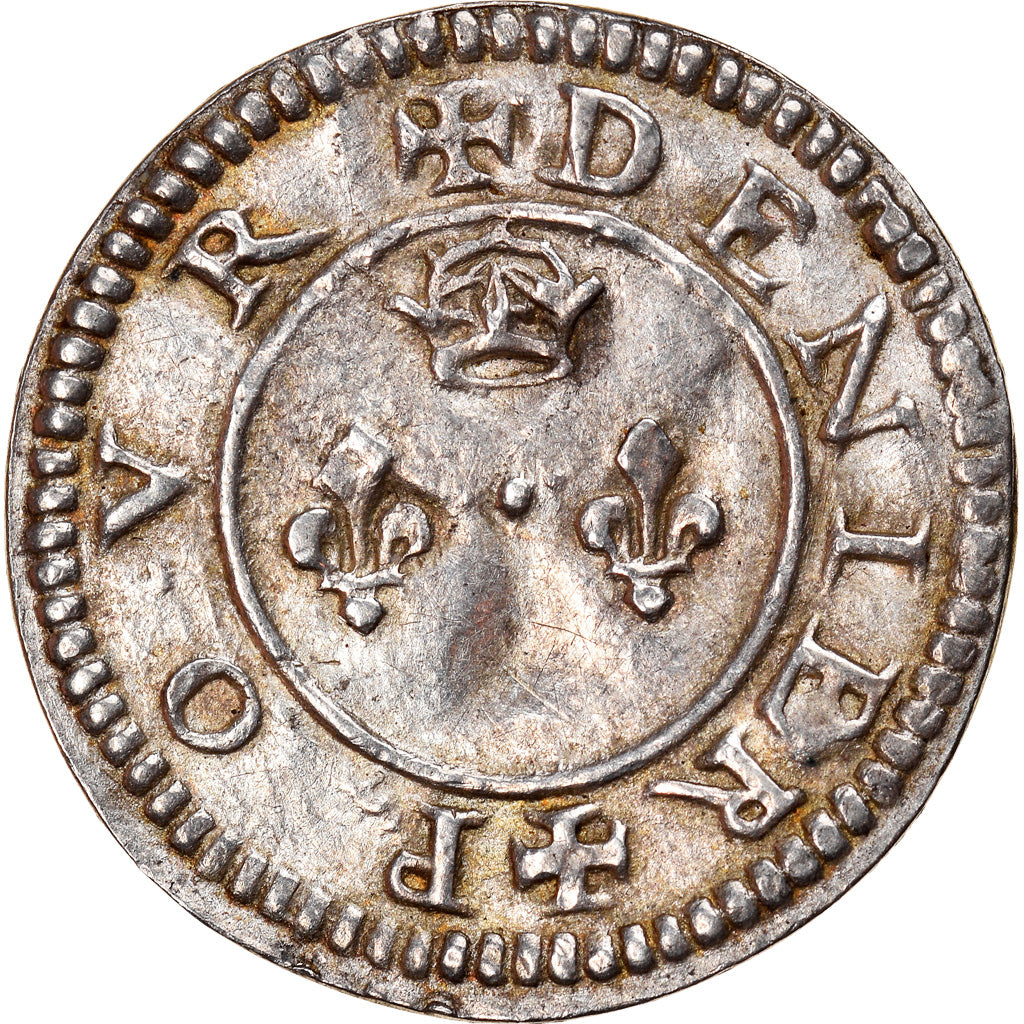 Francia, Love Token, Treizain, Denier bractéate à épouser, BB+, Argento
