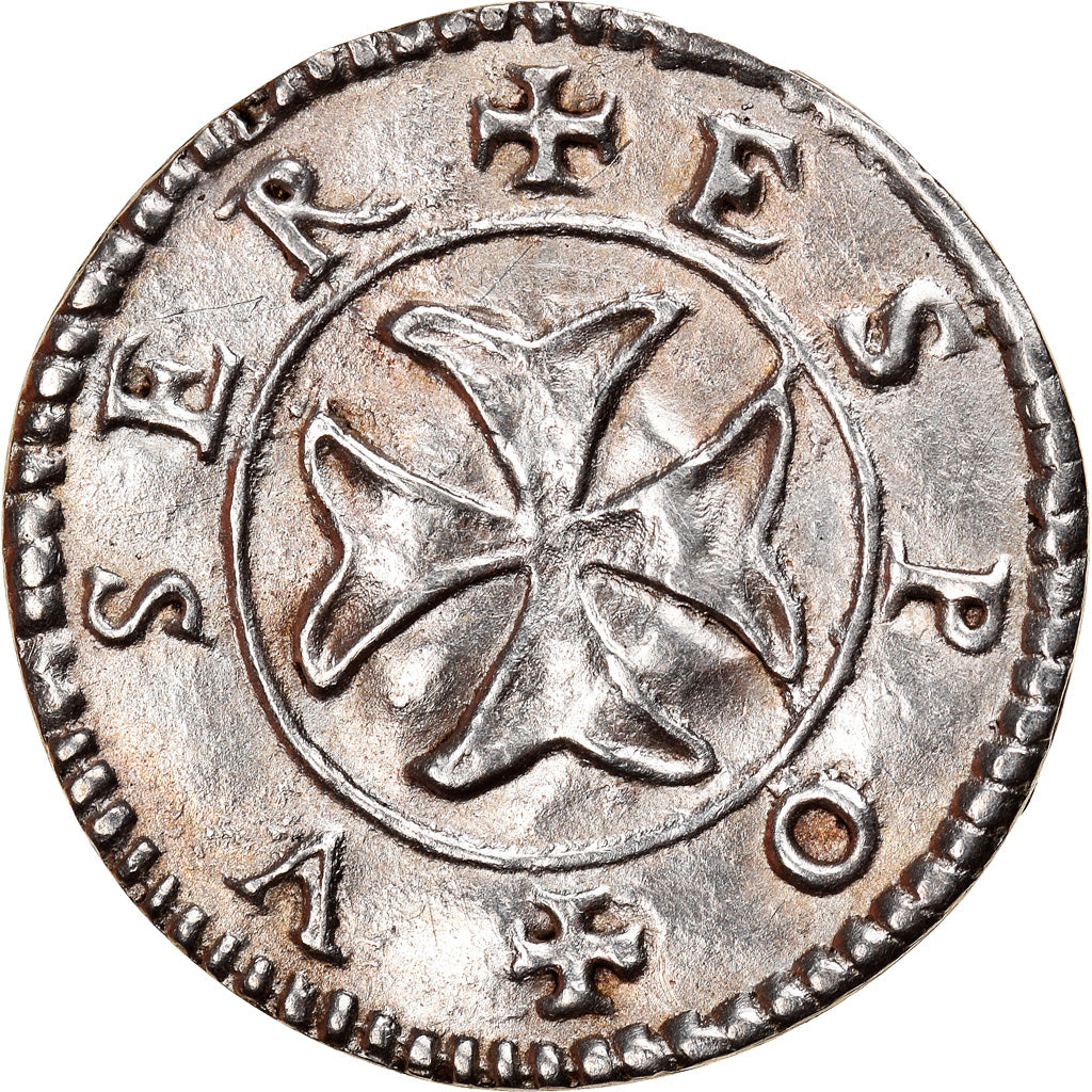 Francia, Love Token, Treizain, Denier bractéate à épouser, BB+, Argento