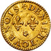 Francia, Love Token, Treizain, Denier bractéate à épouser, MBC, Oro vermeil