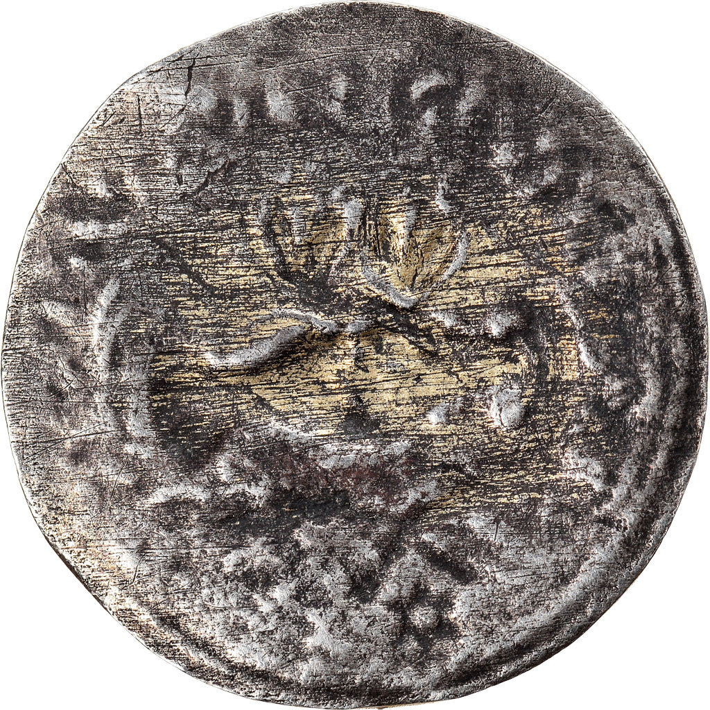 Francja, Love Token, Treizain, Denier bractéate à épouser, EF(40-45), Srebro