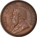 Coin, South Africa, Penny, 1892, AU(50-53), Bronze, KM:2
