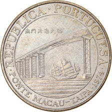 Coin, Macau, 20 Patacas, 1974, AU(55-58), Silver, KM:8