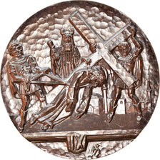 Germany, Medal, Via Crucis, Oberammergau, IX, Religions & beliefs, MS(63)