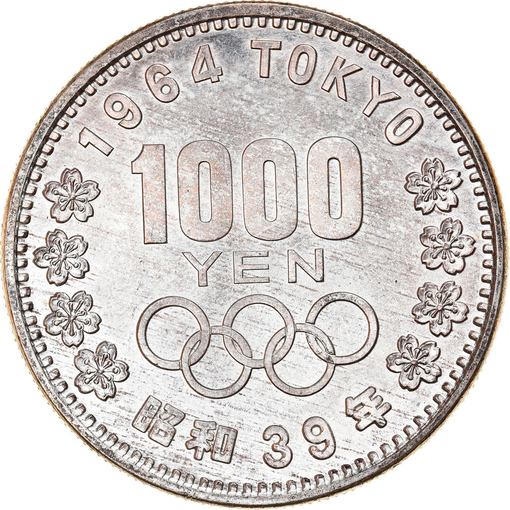 Moneta, Giappone, Hirohito, 1000 Yen, 1964, Tokyo, SPL, Argento, KM:80