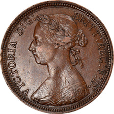 Munten, Groot Bretagne, Victoria, 1/2 Penny, 1889, London, ZF+, Bronze, KM:754