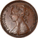 Munten, Groot Bretagne, Victoria, 1/2 Penny, 1889, London, ZF+, Bronze, KM:754