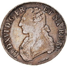 Moneta, Francia, Louis XVI, Écu de Béarn aux branches d'olivier, Ecu, 1786