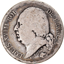 Coin, France, Louis XVIII, Louis XVIII, 2 Francs, 1824, Paris, F(12-15), Silver