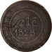 Moneda, Marruecos, 'Abd al-Aziz, 10 Mazunas, 1905/AH 1323, Fez, BC, Bronce