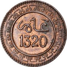 Coin, Morocco, 'Abd al-Aziz, 2 Mazunas, 1902/AH1320, Birmingham, AU(55-58)