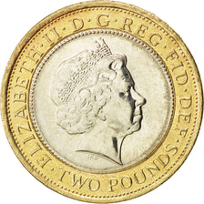 Coin, Great Britain, Elizabeth II, 2 Pounds, 2008, MS(63), Bi-Metallic, KM:1106