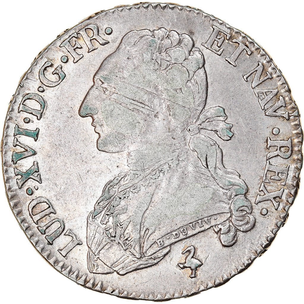 Munten, Frankrijk, Louis XVI, 1/2 Écu, 1/2 ECU, 44 Sols, 1791/90, Paris, FR+