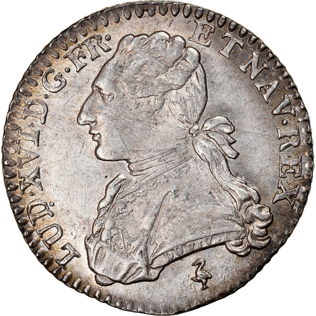 Coin, France, Louis XVI, 1/10 Écu, 12 Sols, 1/10 ECU, 1786, Paris, AU(50-53)