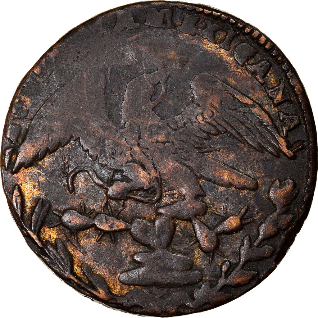 Coin, Mexico, 1/4 Real, Un Quarto/Una Quartilla, 1836, Mexico City, VF(20-25)