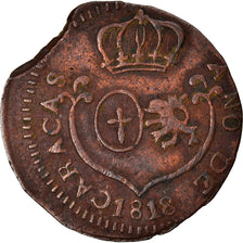 Coin, Venezuela, CARACAS, 1/4 Réal, 1818, EF(40-45), Copper, KM:2