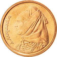 GREECE, Drachma, 1990, Athens, KM #150, MS(63), Copper, 18, 2.81