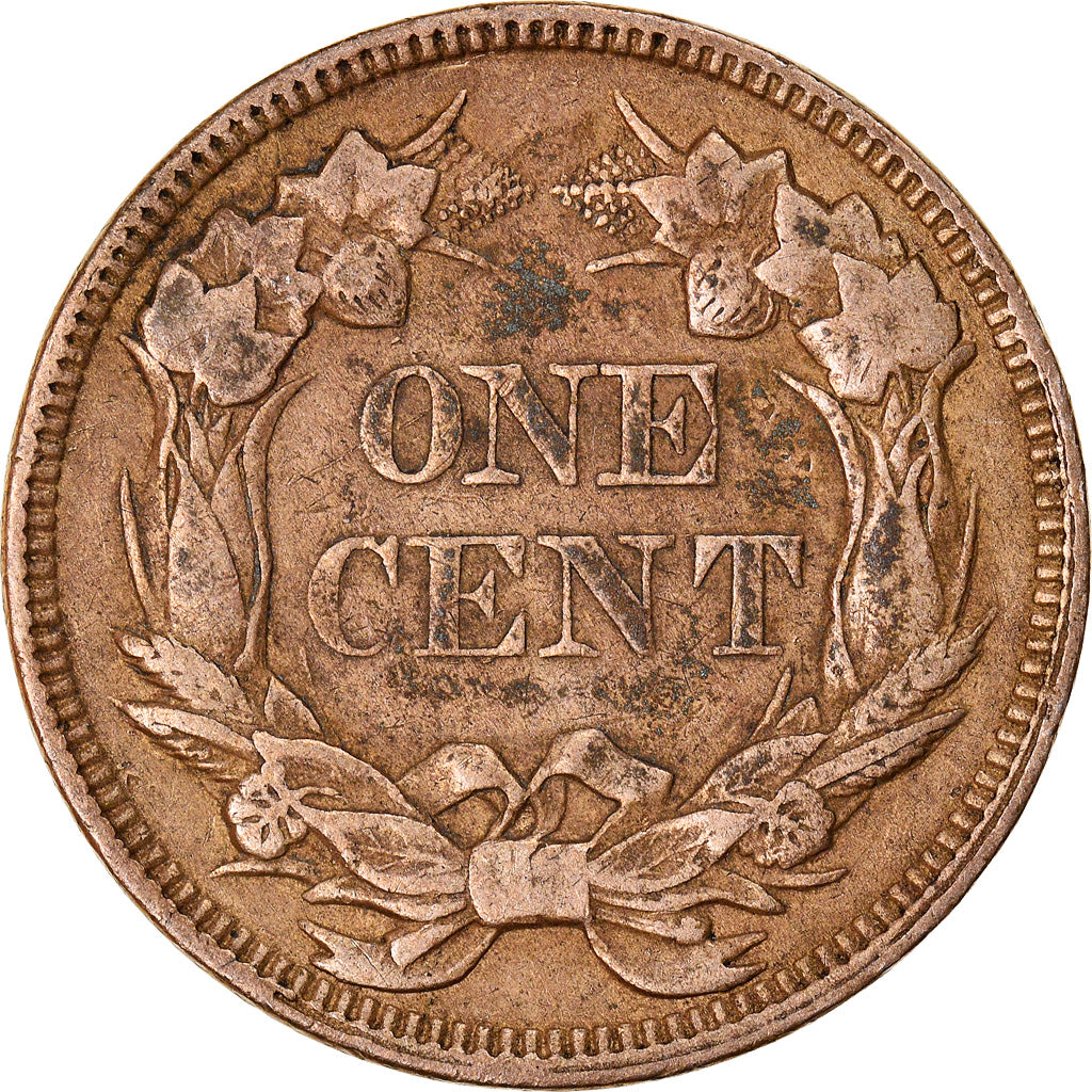 Coin, United States, Flying Eagle Cent, Cent, 1858, U.S. Mint, Philadelphia