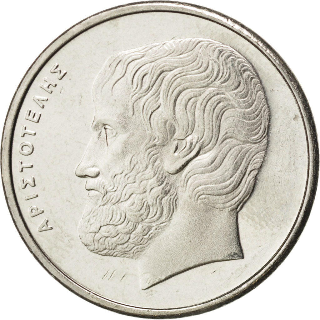 Coin, Greece, 5 Drachmes, 1998, MS(63), Copper-nickel, KM:131
