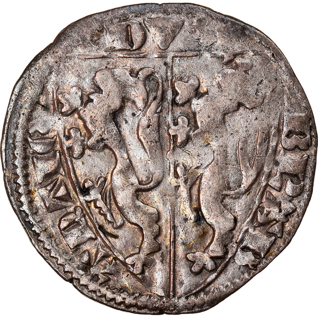 Coin, Belgium, BRABANT, Jean II, Esterlin, Anvers, EF(40-45), Silver