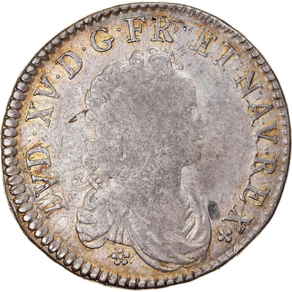 Münze, Frankreich, Louis XV, 1/2 Écu Vertugadin, 1/2 ECU, 44 Sols, 1716