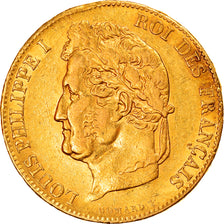 Moneta, Francja, Louis-Philippe, 20 Francs, 1840, Paris, EF(40-45), Złoto