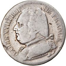 Moneta, Francja, Louis XVIII, Louis XVIII, 5 Francs, 1815, Toulouse, F(12-15)