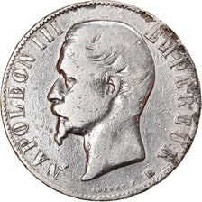 Moneda, Francia, Napoleon III, Napoléon III, 5 Francs, 1855, Strasbourg, BC