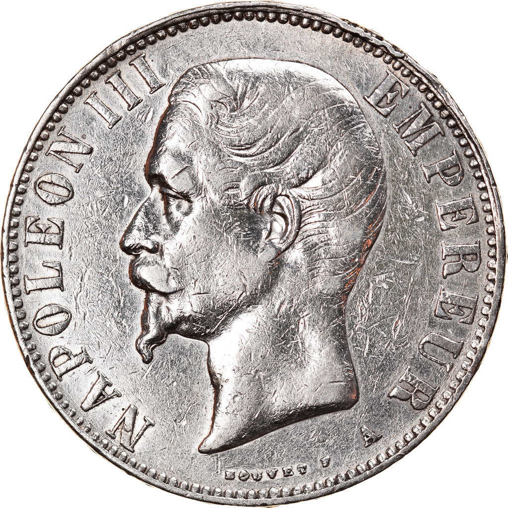 Coin, France, Napoleon III, Napoléon III, 5 Francs, 1856, Paris, VF(30-35)