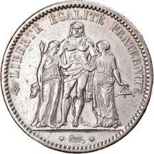 Coin, France, Hercule, 5 Francs, 1872, Paris, VF(30-35), Silver, KM:820.1
