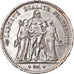 Coin, France, Hercule, 5 Francs, 1878, Bordeaux, VF(30-35), Silver, KM:820.2