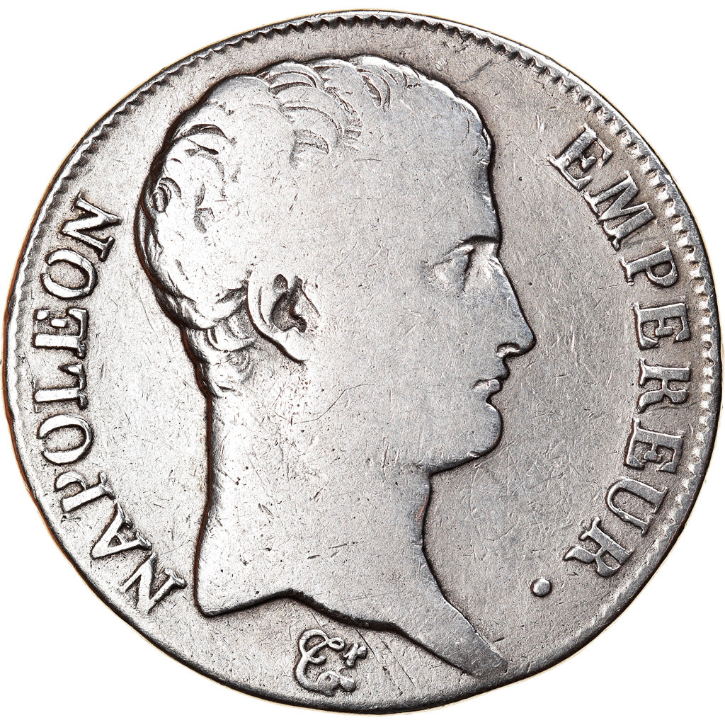 Moneta, Francia, Napoléon I, 5 Francs, AN 13, Toulouse, B+, Argento, KM:662.10
