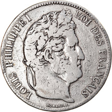 Coin, France, Louis-Philippe, 5 Francs, 1834, Bayonne, VF(20-25), Silver