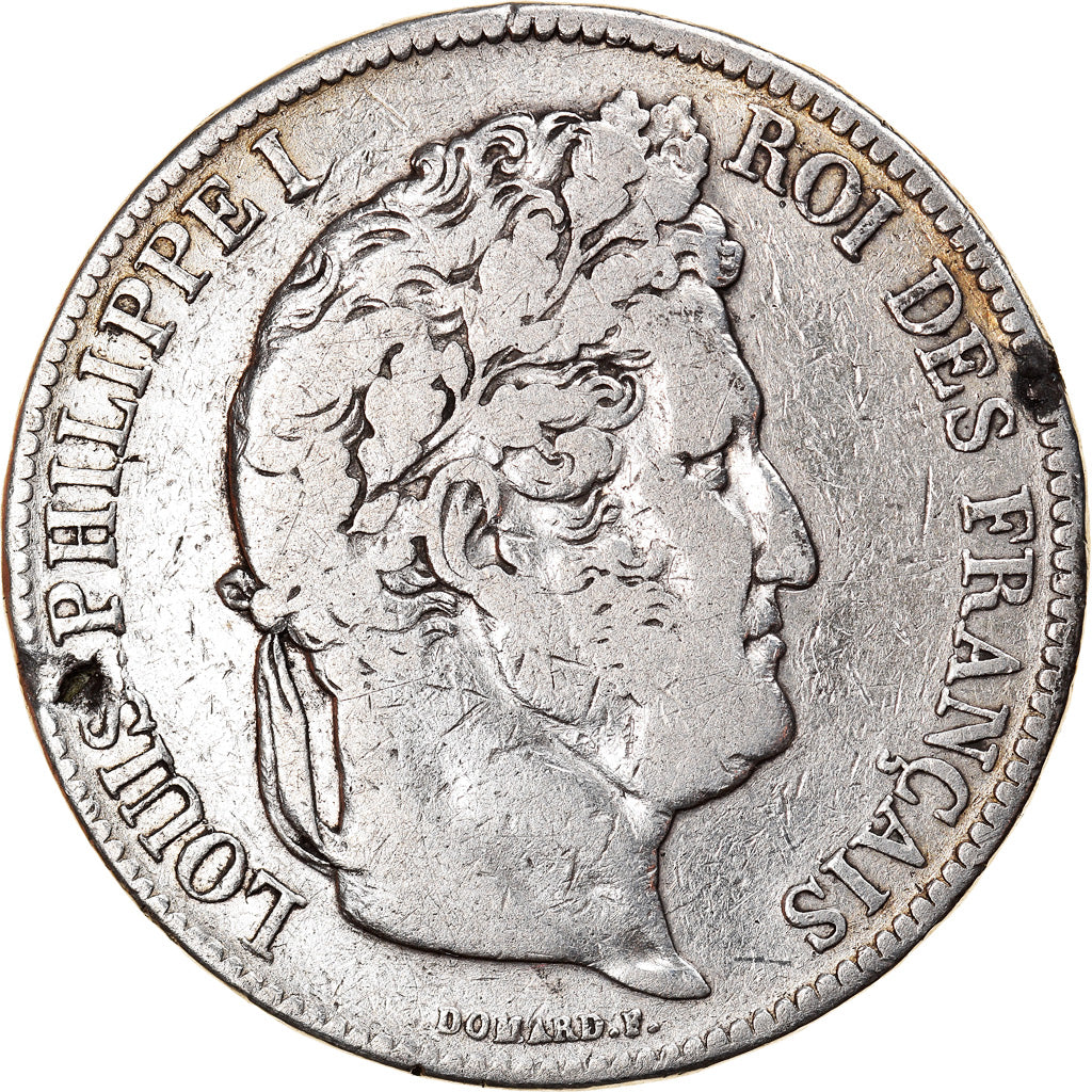 Munten, Frankrijk, Louis-Philippe, 5 Francs, 1835, Toulouse, FR, Zilver