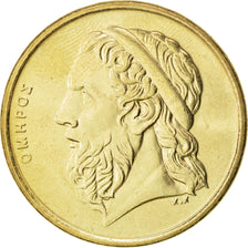 GREECE, 50 Drachmes, 2000, KM #147, MS(63), Aluminum-Bronze, 27.5, 8.88