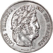 Moneta, Francia, Louis-Philippe, 5 Francs, 1838, Lille, BB+, Argento, KM:749.13