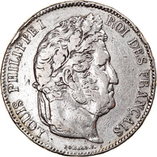 Coin, France, Louis-Philippe, 5 Francs, 1833, La Rochelle, VF(30-35), Silver