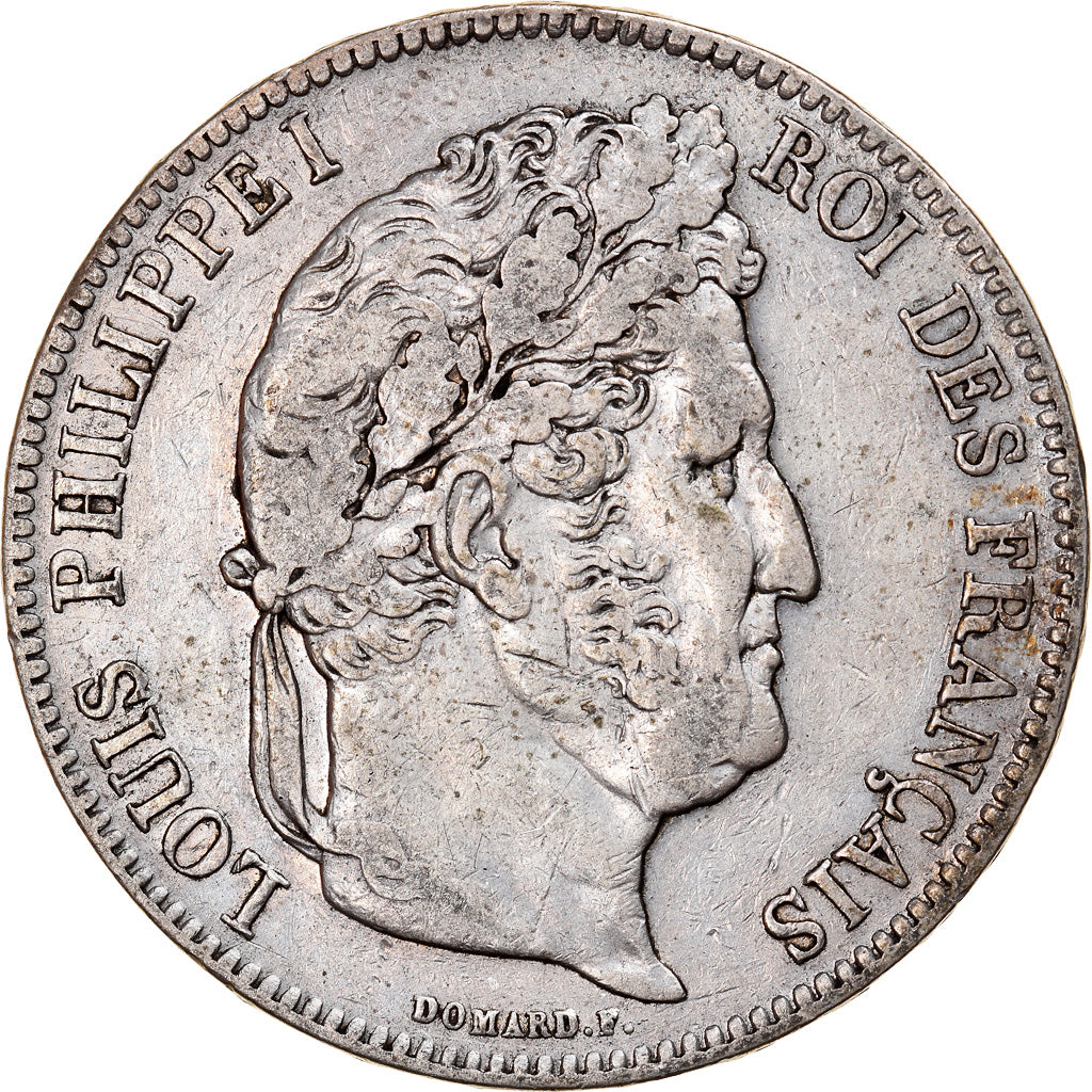 Coin, France, Louis-Philippe, 5 Francs, 1840, Lille, VF(30-35), Silver