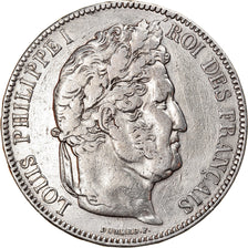 Moneta, Francia, Louis-Philippe, 5 Francs, 1842, Lille, BB, Argento, KM:749.13