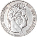 Moneda, Francia, Louis-Philippe, 5 Francs, 1845, Bordeaux, BC+, Plata, KM:749.7